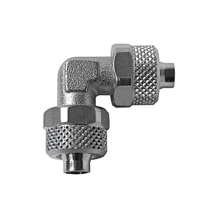 [115240] RIEGLER Angled connection »value line«, for hose 8/6 mm, AF 10