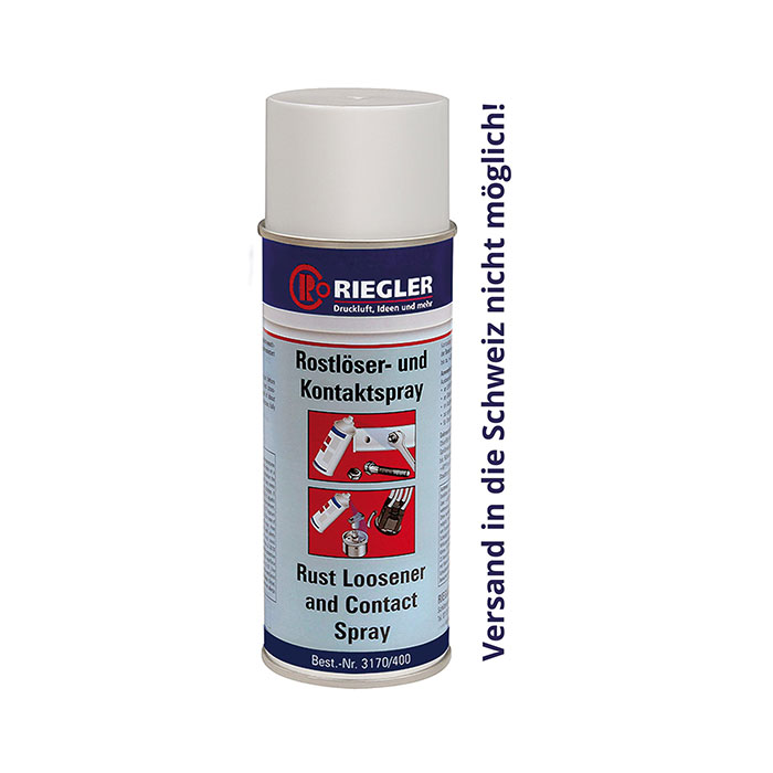RIEGLER Rust remover and contact spray, 400 ml