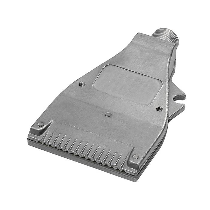 [114484] RIEGLER Low noise combi-nozzle, G 1/4 ET, Aluminium, Nozzle width 51 mm