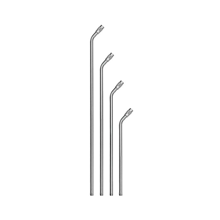 [114452] RIEGLER Verlängerungsrohr ohne Düse, gebogen 300 mm, Aluminium