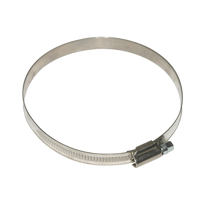 RIEGLER Worm thread - hose clamp »blow line«, Chrome steel,  50.0 - 70.0