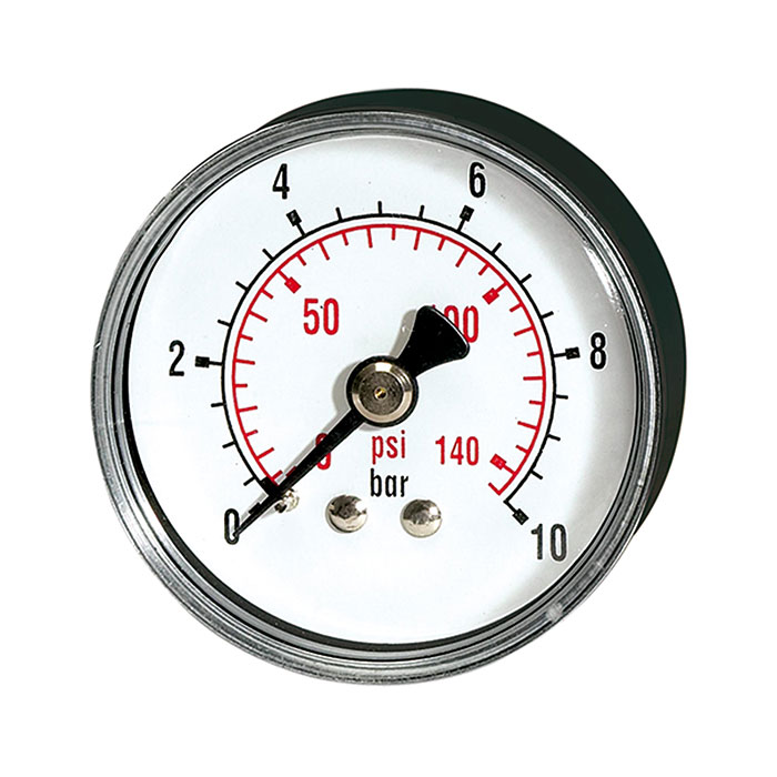 RIEGLER Standard pressure gauge »pressure line« G 1/4, 0 - 10 bar/150 psi