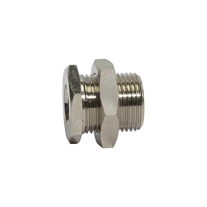 [115519] RIEGLER Bulkhead fitting »value line«, M20x1.5 o., G 1/4 i.