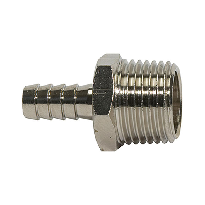 RIEGLER Screw-in hose connector »value line«, R 1/4, for hose I.D. 6
