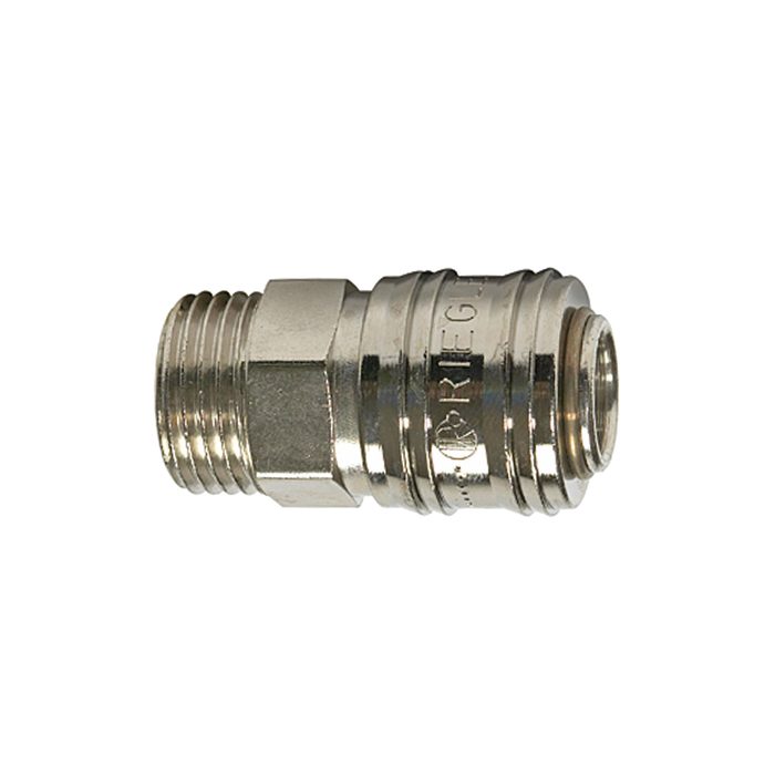 [115615] RIEGLER Schnellverschlusskuppl. NW 7,2 »connect line«, MS vern., G 3/8 AG