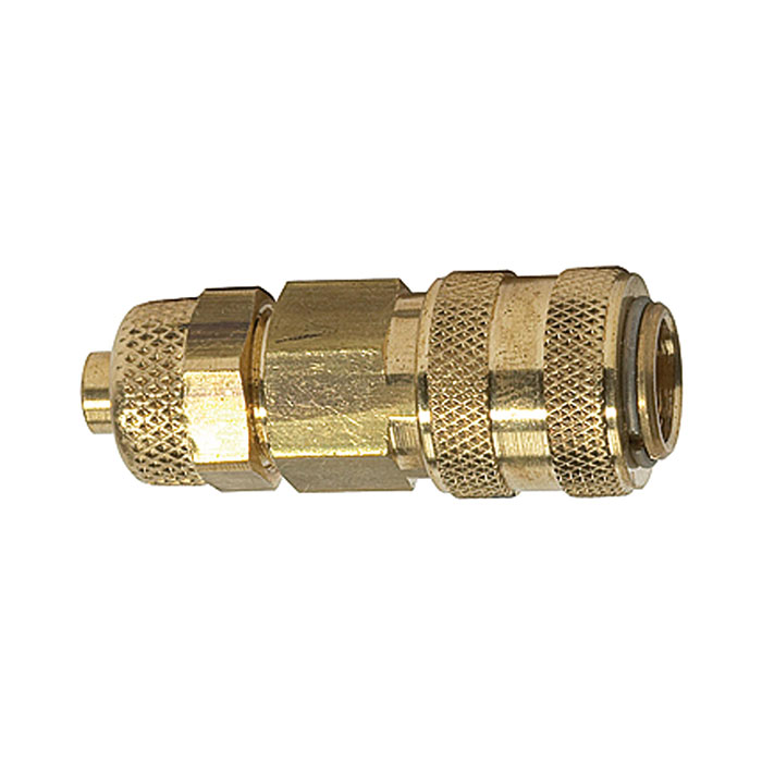 [115640] RIEGLER Quick-connect coupling I.D. 5 »connect line«, Hose 6x4