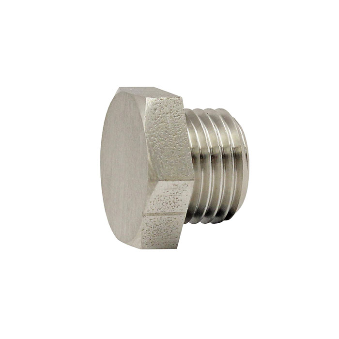 RIEGLER Verschlussschraube »value line«, G 1/2, SW 24, Messing vernickelt