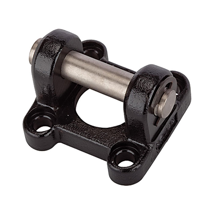 RIEGLER Pivoting fork fastening »CB« for standard cyl., for piston Ø 63