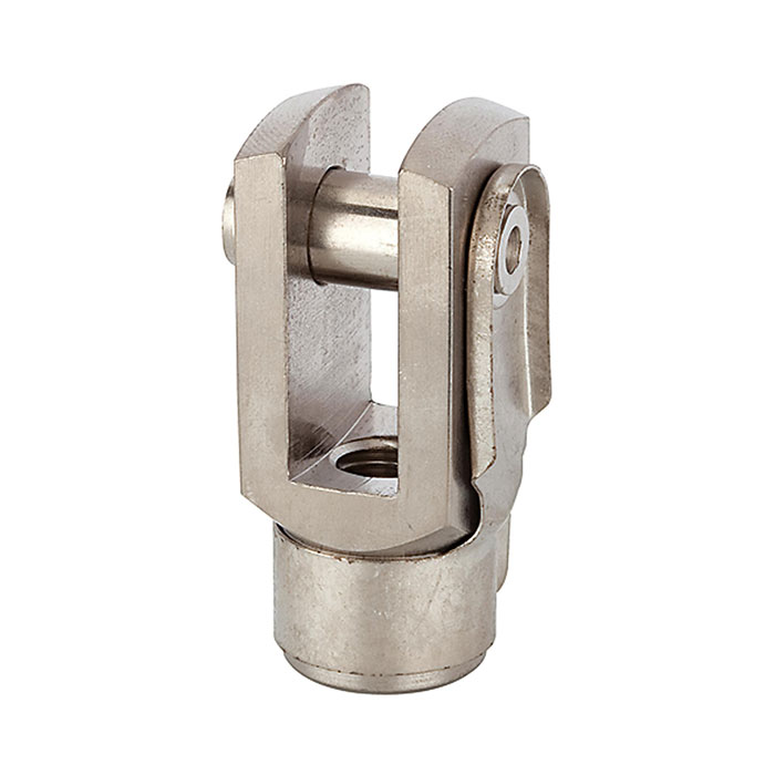 RIEGLER Fork head »Y« for cylinder series »MI«/»MSI«, for piston Ø 12-16
