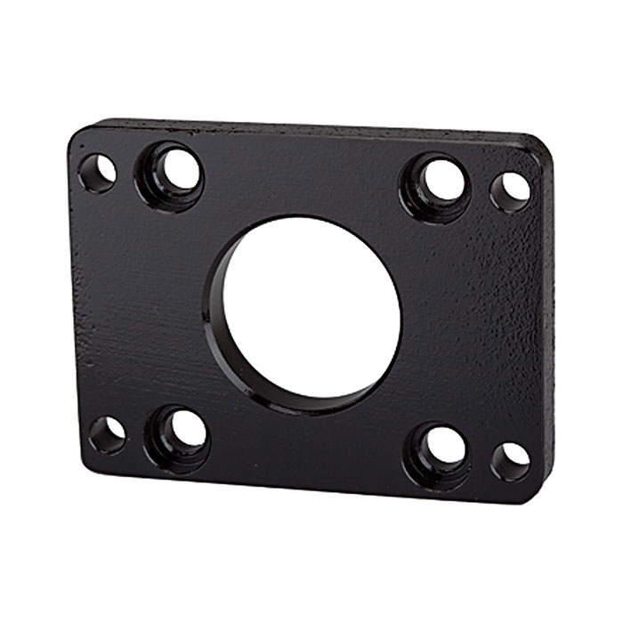 [115883] RIEGLER Flange fastening »FA« for short stroke cylinder, Piston Ø 63