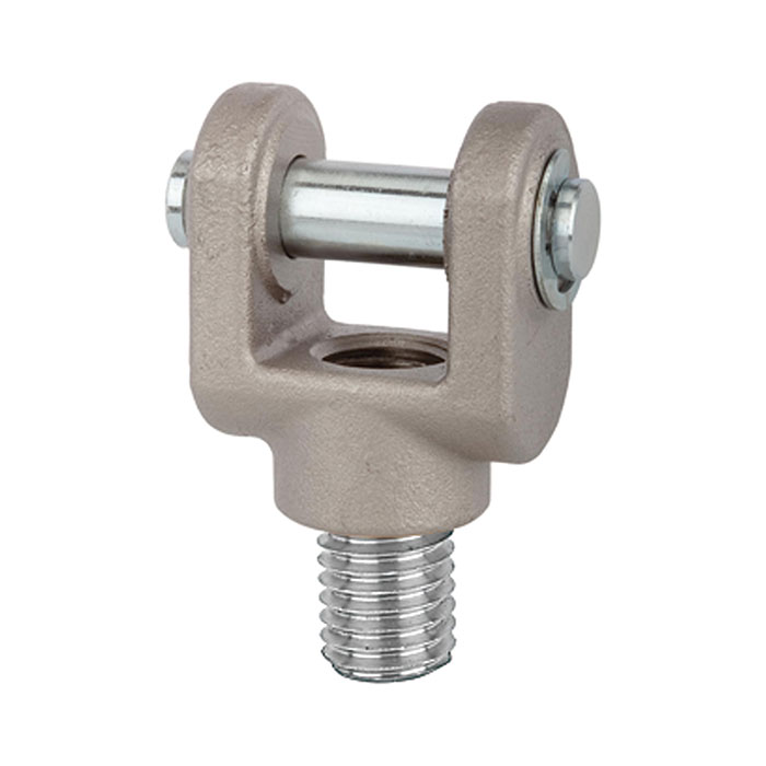 RIEGLER Fork head »Y« for short stroke cylinder, Piston Ø 32-40