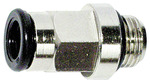 RIEGLER Straight screw-in fitting »value line«, M5 o., for hose Ø 4