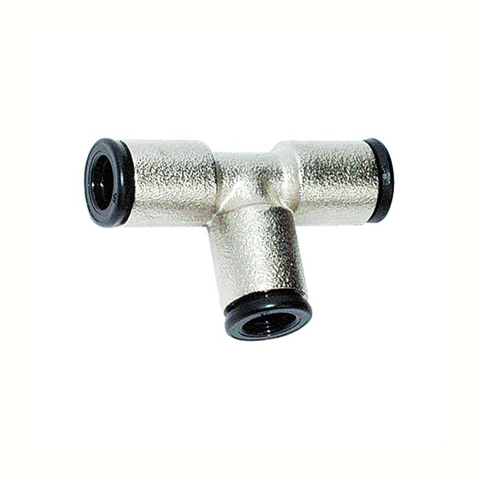 [115943] RIEGLER T-Verbinder »value line«, für Schlauch-Außen-Ø 6 mm, MS vern.