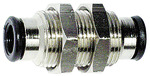 RIEGLER Schottverschraubung »value line«, M10x1, Schlauch-Ø 4, MS vern.
