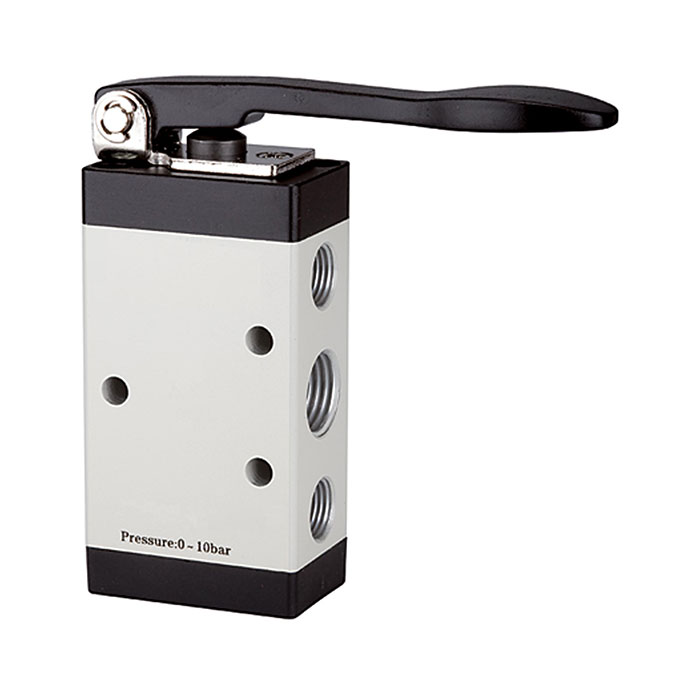 RIEGLER 5/2-way valve, Manually actuated, »M5«, Long lever,G 1/4