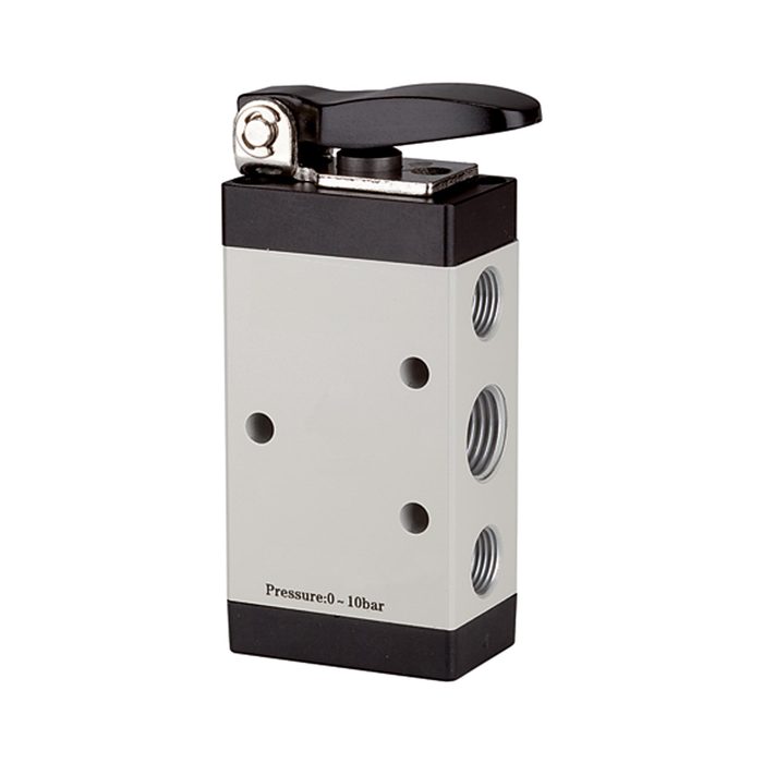 [115988] RIEGLER 5/2-way valve, Manually actuated, »M5«, Short lever,G 1/8