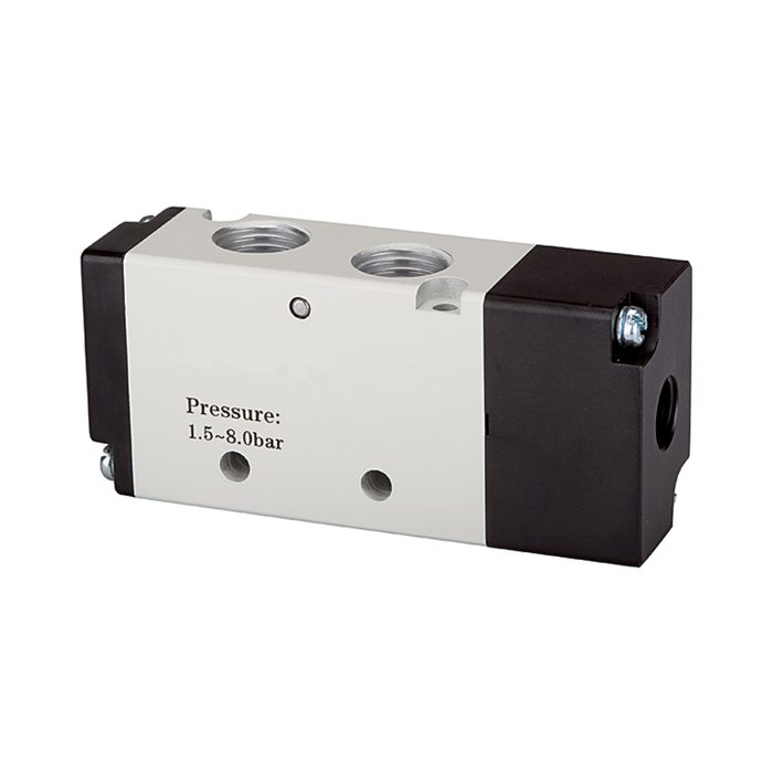 [116053] RIEGLER 5/2-way valve, Pneumatic, »4A«, monostable, G 1/8
