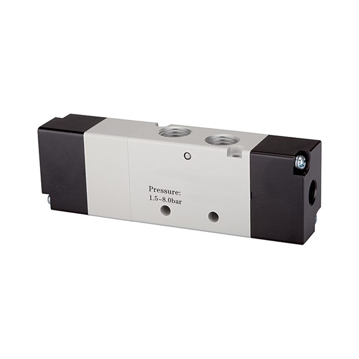 [116068] RIEGLER 5/3-way valve, Pneumatic, »4A«, Centre closed, G 1/8