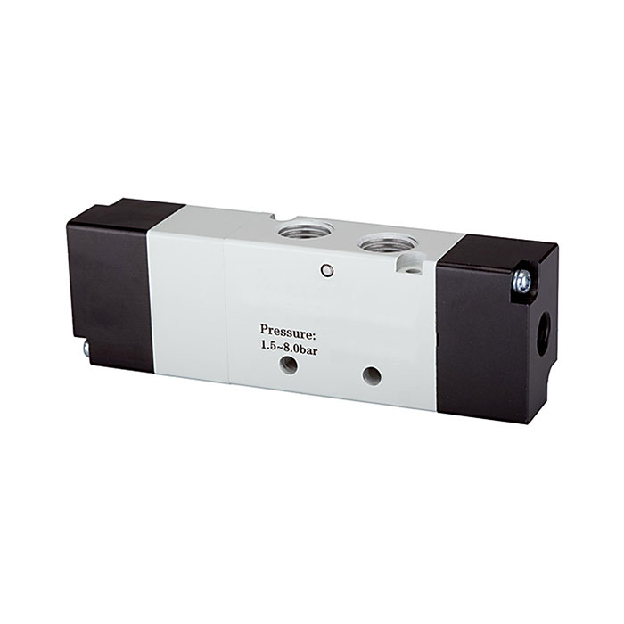 RIEGLER 5/3-way valve, Pneumatic, »4A«, Centre vented, G 1/8