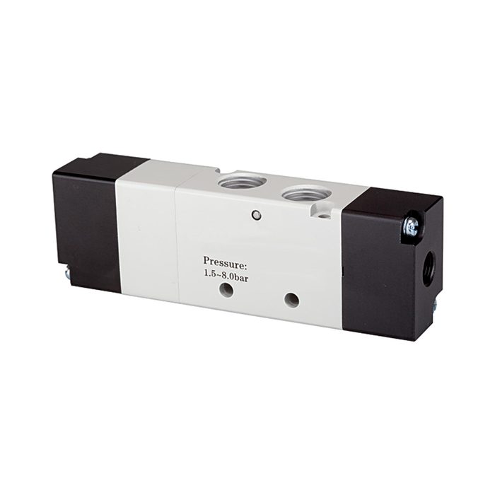 [116083] RIEGLER 5/3-way valve, Pneumatic, »4A«, Centre aerated, G 1/4