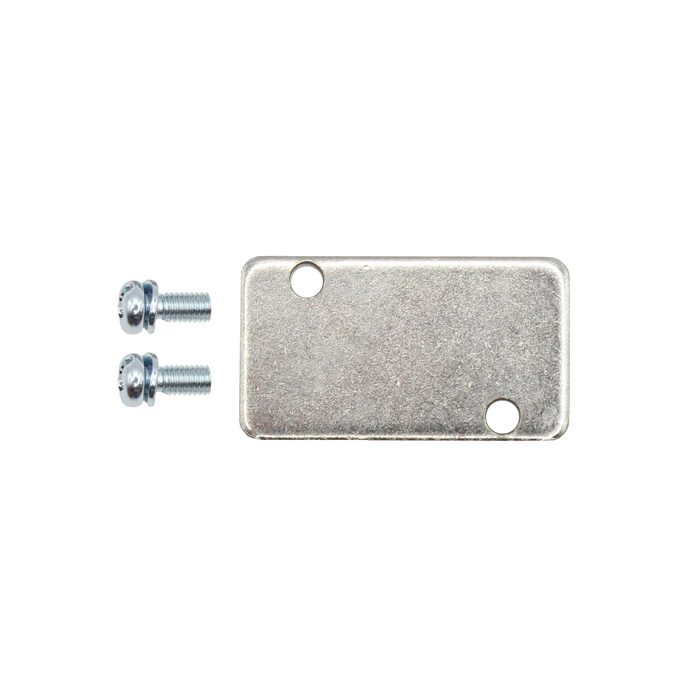 [116241] RIEGLER Cover panel for base plate, for valves connection M5, G 1/8