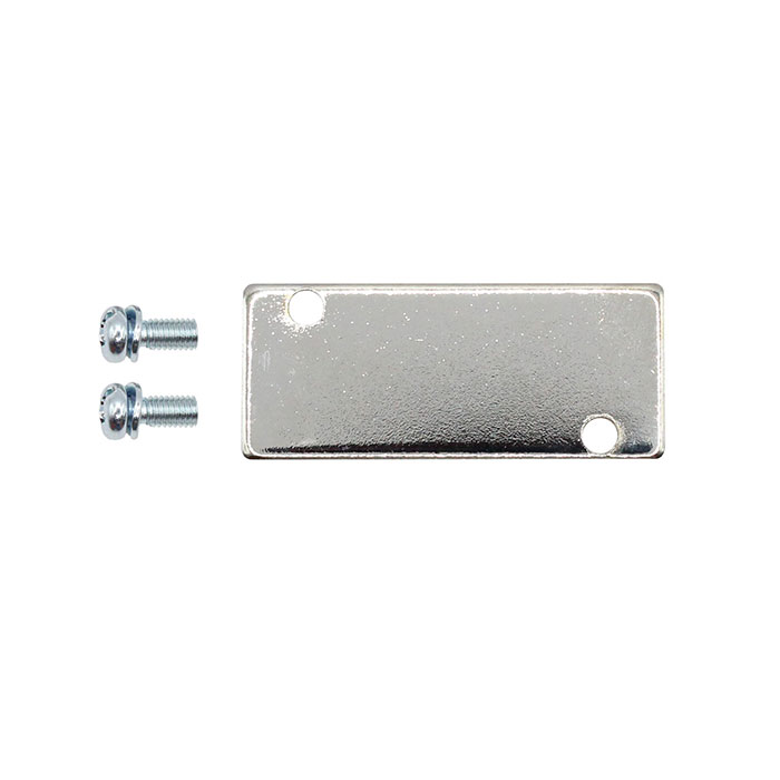 RIEGLER Cover panel for base plate, for valves connection G 1/4, G 3/8