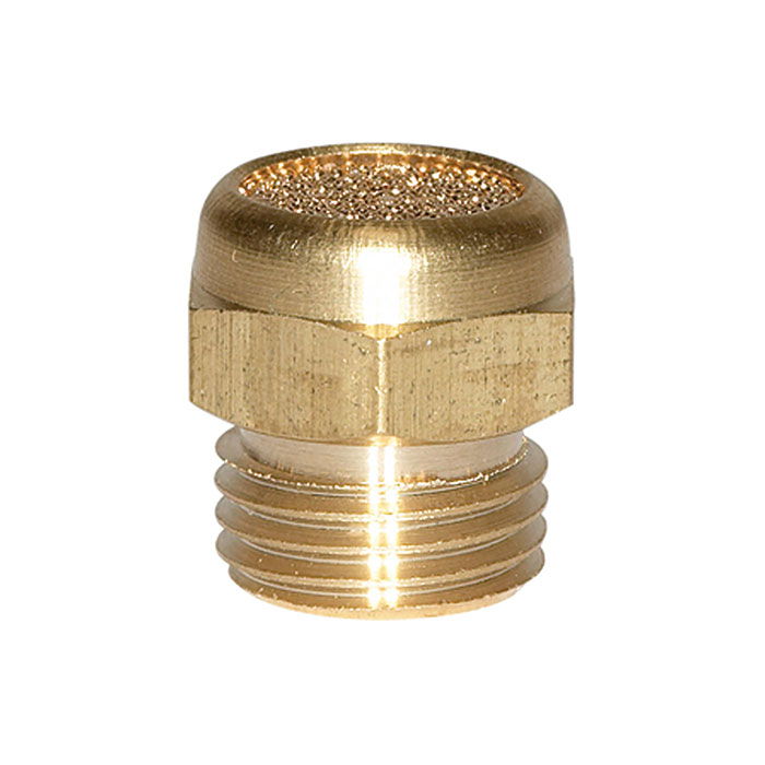 RIEGLER Sintered bronze silencer »value line« flat, Hexagonal, G 1/8