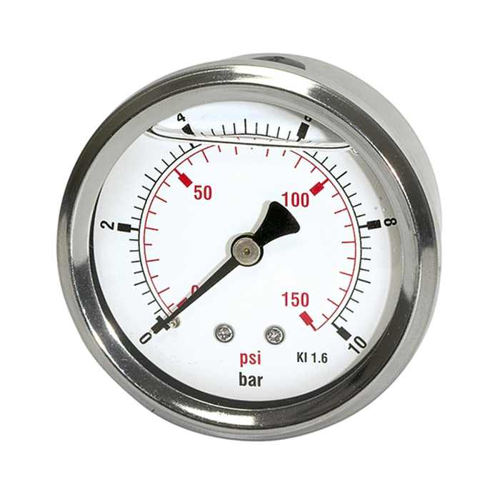 [116325] RIEGLER Glycerine pressure gauge »pressure line« G 1/4, 0-2.5 bar/36 psi