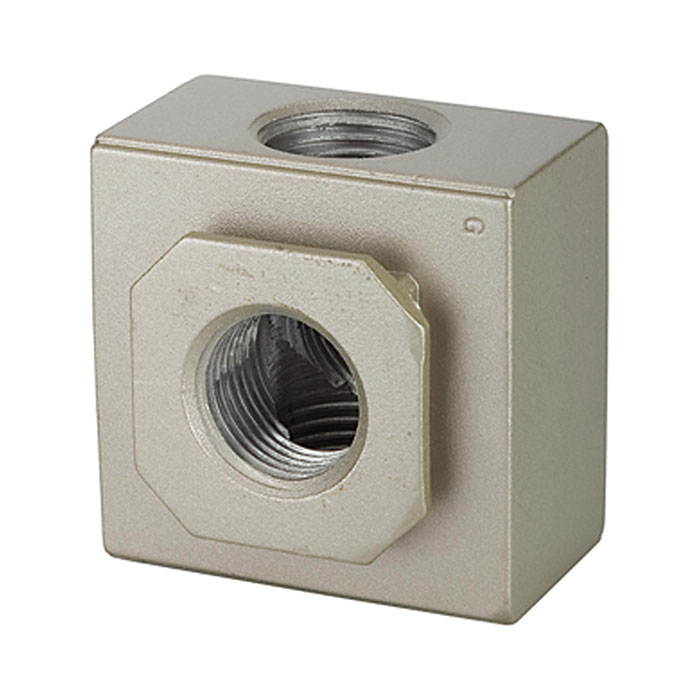 RIEGLER Distributor »G«, with 2 outlets, Size 400, G 1/2