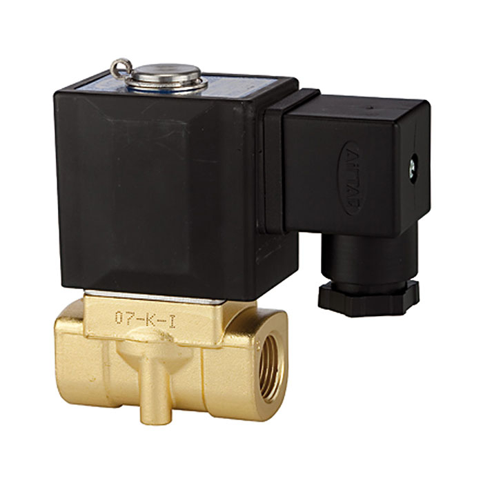 RIEGLER 2/2-way solenoid valve NC, directly operated, 230 V, 50 Hz