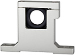 RIEGLER Connecting element with wall mounting, 2 holes, T-shaped bracket