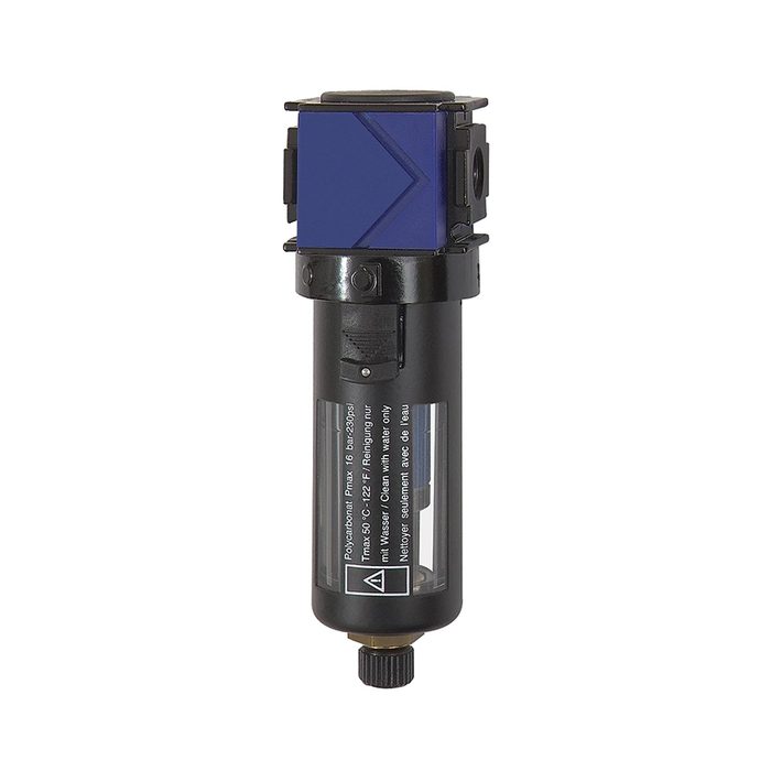 [124814] RIEGLER Mikrofilter »variobloc«, mit PC-Behälter, Schutzkorb, BG 2, G 3/4