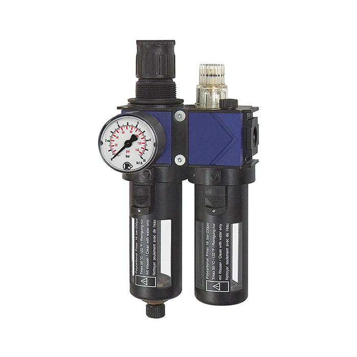 RIEGLER Service unit 2-part »variobloc«, Protective cage, Size 1, G 1/4