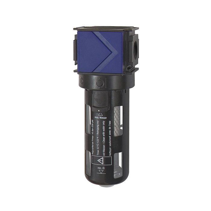[125328] RIEGLER Aktivkohlefilter »variobloc« PC-Behälter, Schutzkorb, BG 2, G 3/4