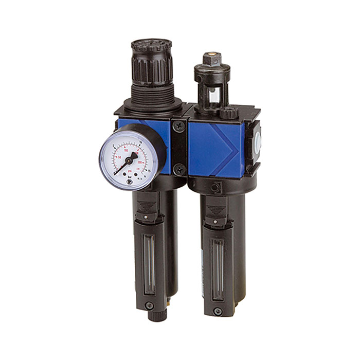 RIEGLER Service unit 2-part »variobloc«, Metal container, Size 2, G 3/4
