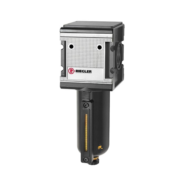 [133113] RIEGLER Filter »multifix«, Metallbeh. u. Sichtrohr, 5 µm, BG 4, G 3/4, HA