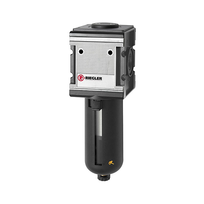 [133115] RIEGLER Vorfilter »multifix« PC-Behälter, Schutzkorb, 0,3 µm, BG 4, G 3/4