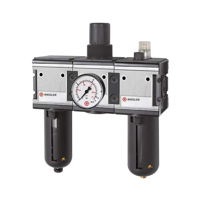 [133127] RIEGLER Service unit 3-part »multifix«, Protective cage, Size 4, G 3/4
