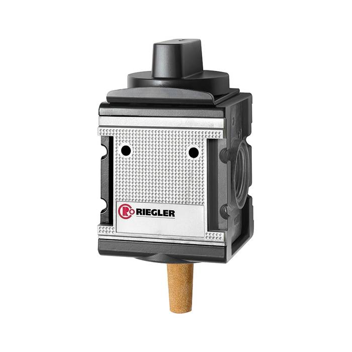[133134] RIEGLER Kugelhahn 3/2-Wege »multifix«, abschließbar, BG 4, G 1