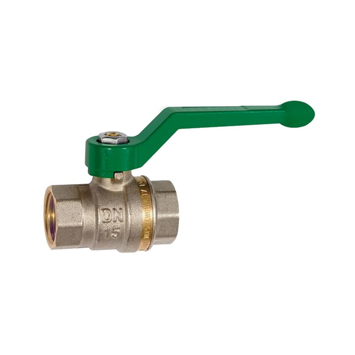 [133163] RIEGLER Potable water ball valve, Manual lever, IT/IT, G 1/2, DN 15
