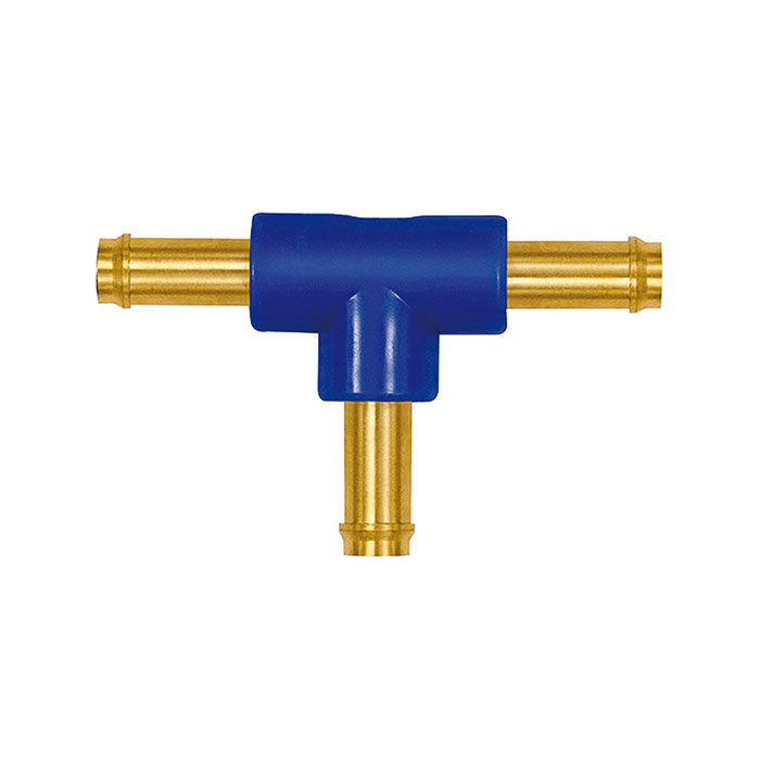 RIEGLER T-Schlauchverbindungsstutzen, für Schlauch LW 4 mm, Messing/POM