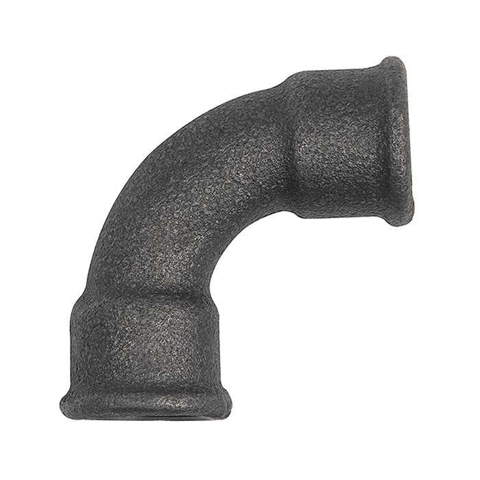 RIEGLER Elbow2a 90°short Rp 1 IT,Rp 1 IT black malleable iron fitting