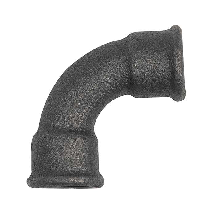 [133599] RIEGLER Elbow2a 90°short Rp 1 IT,Rp 1 IT black malleable iron fitting