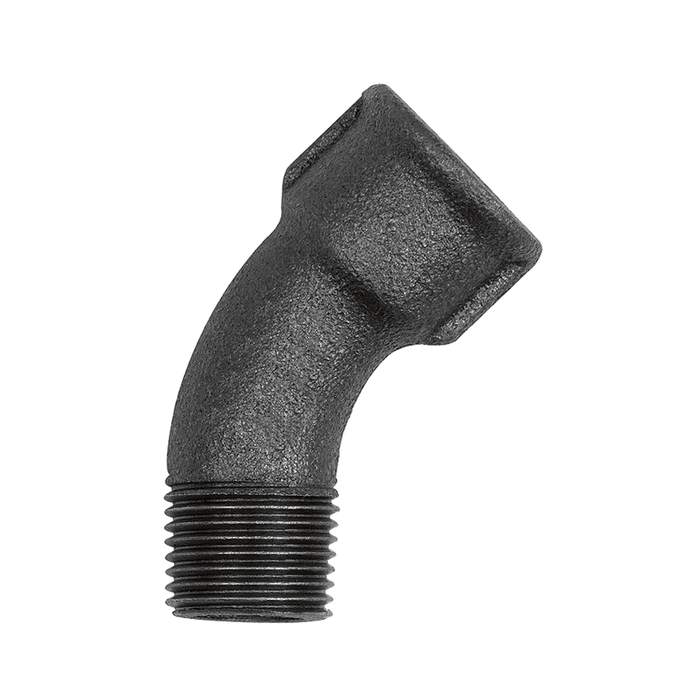 [133604] RIEGLER Elbow 40 45°, Rp 3/8 IT,R 3/8 ET black malleable iron fitting