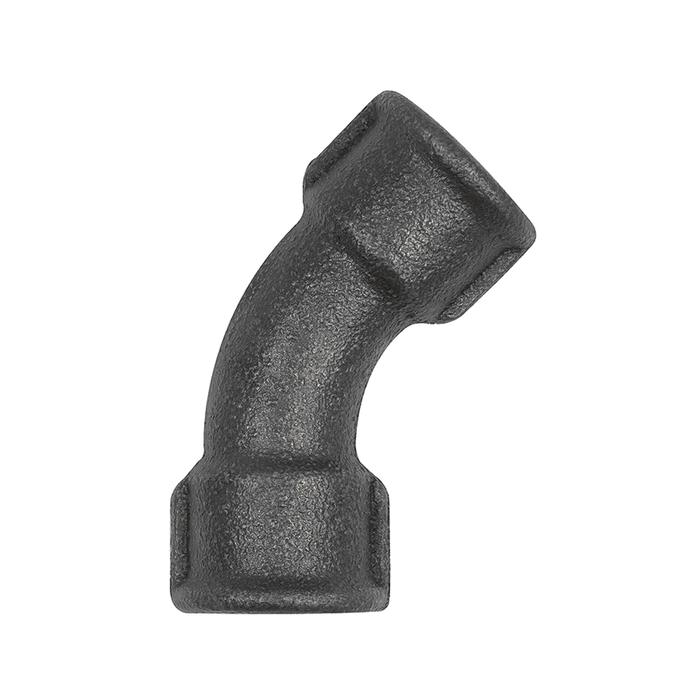 [133615] RIEGLER Bogen 41, 45°, Rp 1 1/4 i., Rp 1 1/4 i., Temperguss schwarz