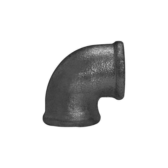 [133623] RIEGLER Bracket 90, 90°, Rp 1 IT, Rp 1 IT, black malleable iron fitting