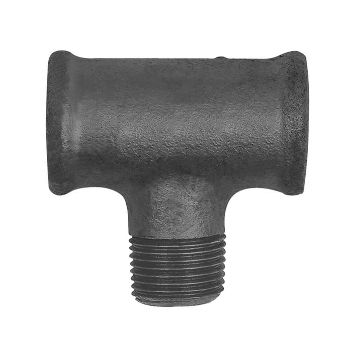 [133693] RIEGLER T-Stück 133, Rp 3/8 i., R 3/8 a., Rp 3/8 i., Temperguss schwarz