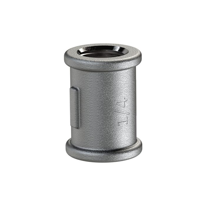 [133724] RIEGLER Muffe 270, Rp 2 i., Rp 2 i., Temperguss schwarz