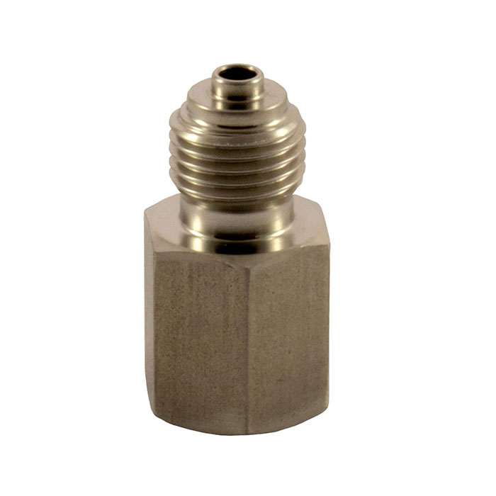RIEGLER Pressure gauge in-line filter, G 1/4 IT, G 1/4 ET, 200 µm