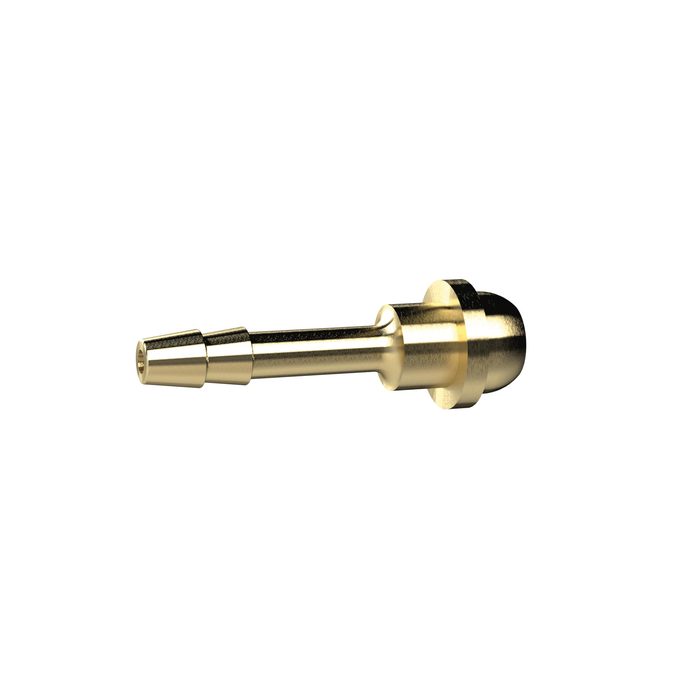 [134006] RIEGLER Schlauchtülle, Kugelnippel, für Schlauch LW 4, Messing